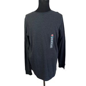 Hanes Classics Men's Grey Heather Long Sleeve Crew Tagless Sweatshirt 2XL